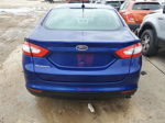 2015 Ford Fusion S Синий vin: 3FA6P0G76FR257090