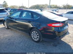 2016 Ford Fusion S Black vin: 3FA6P0G76GR324157