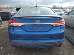 2017 Ford Fusion S Blue vin: 3FA6P0G76HR241152