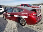 2017 Ford Fusion S Red vin: 3FA6P0G76HR368967