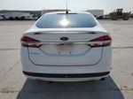 2018 Ford Fusion S White vin: 3FA6P0G76JR158309