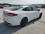 2018 Ford Fusion S White vin: 3FA6P0G76JR158309