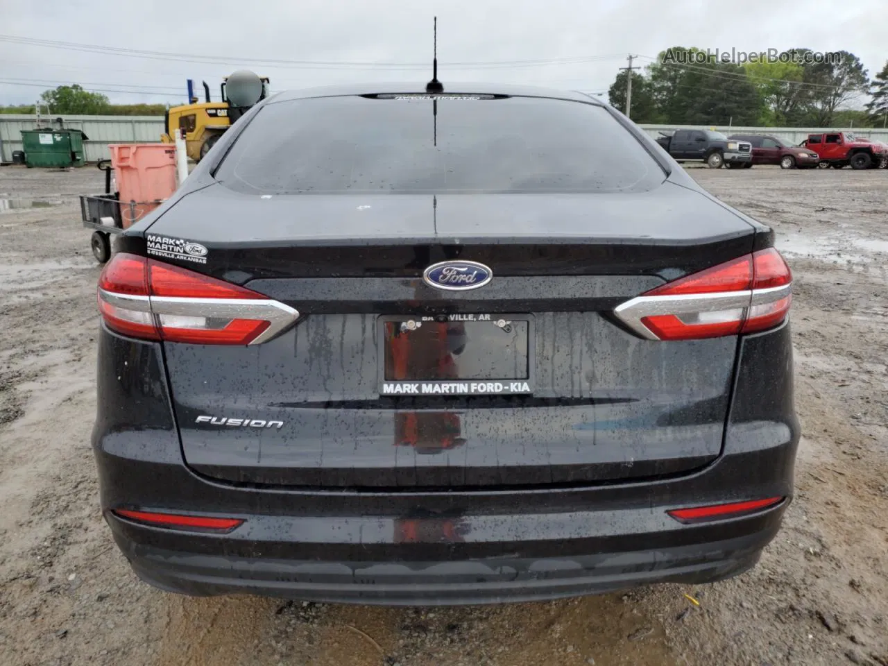 2019 Ford Fusion S Black vin: 3FA6P0G76KR267340