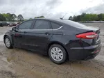 2019 Ford Fusion S Black vin: 3FA6P0G76KR267340