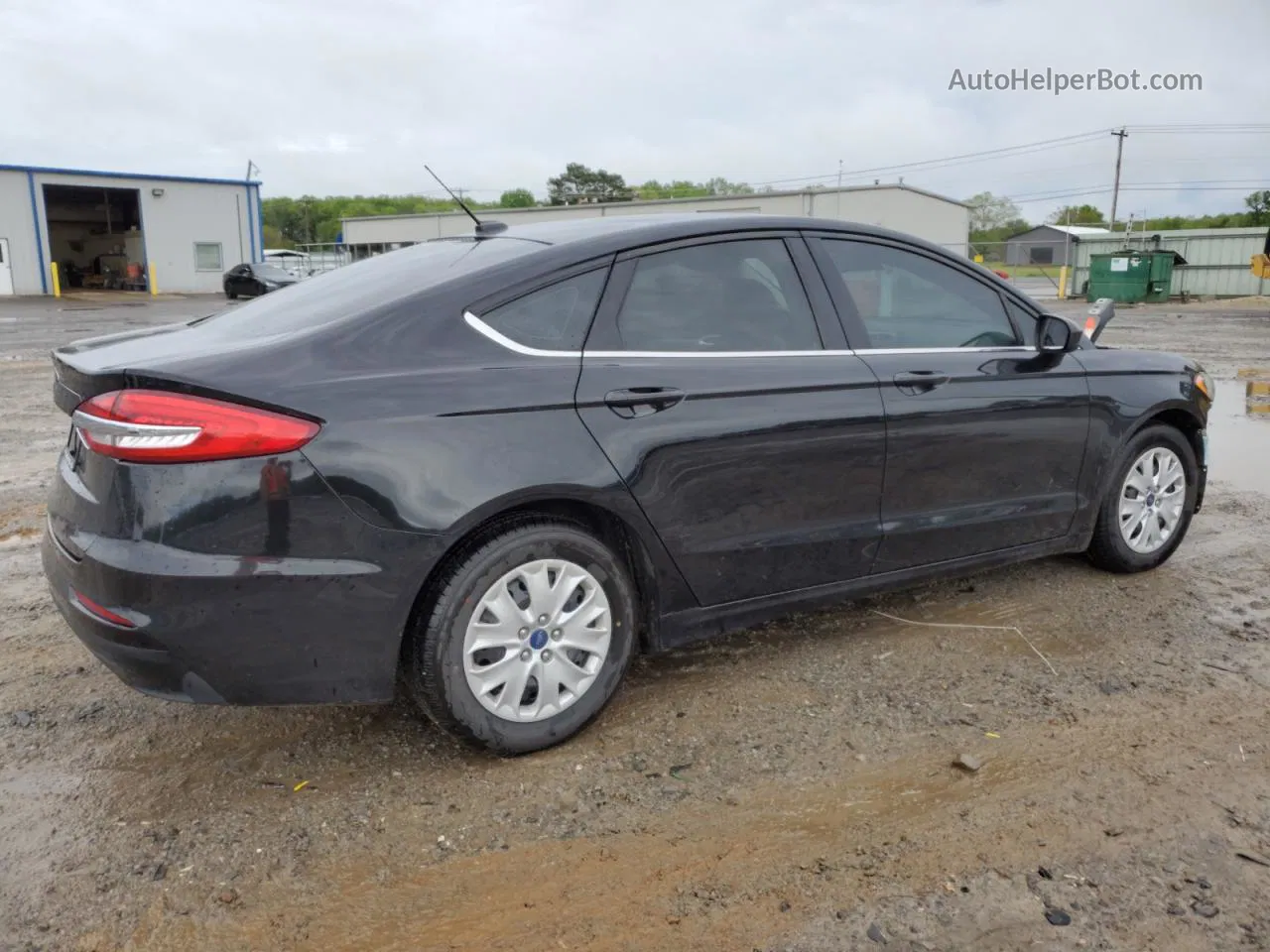 2019 Ford Fusion S Black vin: 3FA6P0G76KR267340