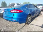 2019 Ford Fusion S Blue vin: 3FA6P0G76KR287085