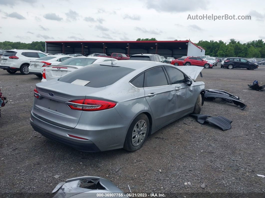 2020 Ford Fusion S Silver vin: 3FA6P0G76LR135079