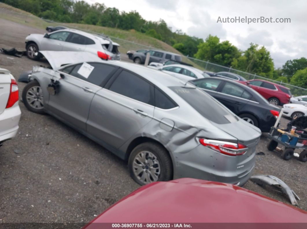 2020 Ford Fusion S Silver vin: 3FA6P0G76LR135079