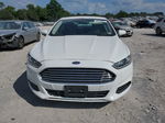 2013 Ford Fusion S White vin: 3FA6P0G77DR107034