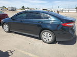 2014 Ford Fusion S Blue vin: 3FA6P0G77ER121825