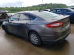 2014 Ford Fusion S Gray vin: 3FA6P0G77ER156963