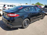 2014 Ford Fusion S Black vin: 3FA6P0G77ER254584