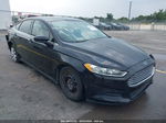 2014 Ford Fusion S Black vin: 3FA6P0G77ER328800