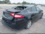 2014 Ford Fusion S Black vin: 3FA6P0G77ER328800