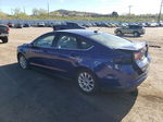 2015 Ford Fusion S Blue vin: 3FA6P0G77FR293970