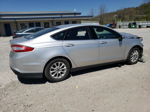 2016 Ford Fusion S Silver vin: 3FA6P0G77GR142029