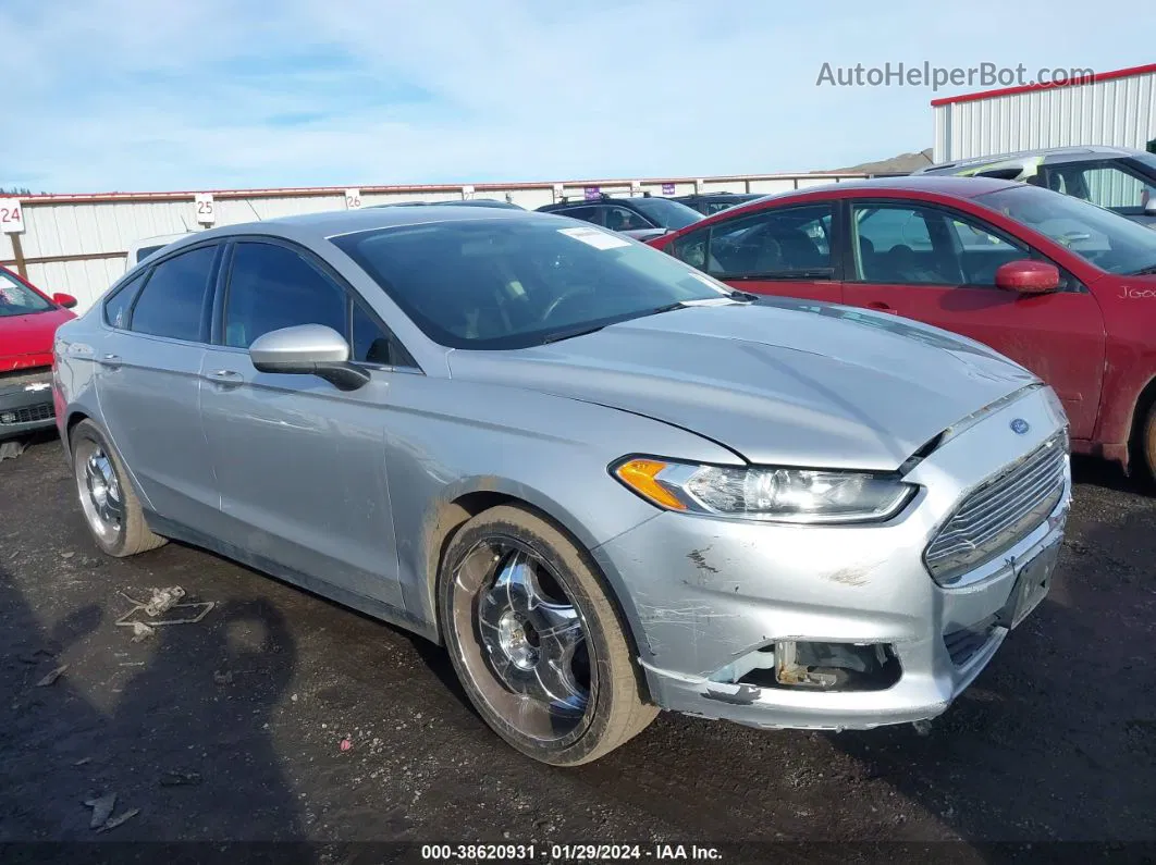 2016 Ford Fusion S Silver vin: 3FA6P0G77GR360021