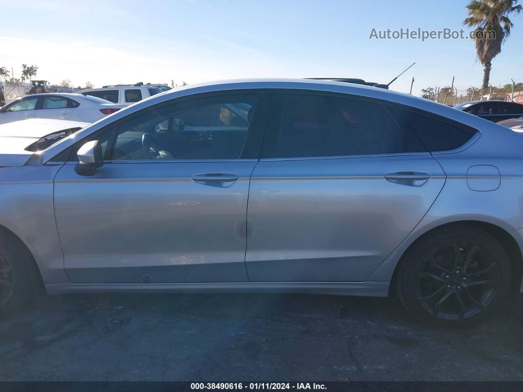 2018 Ford Fusion S Серый vin: 3FA6P0G77JR262324