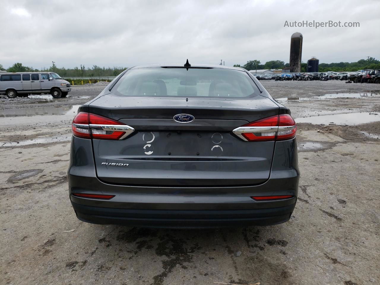 2020 Ford Fusion S Серый vin: 3FA6P0G77LR245087