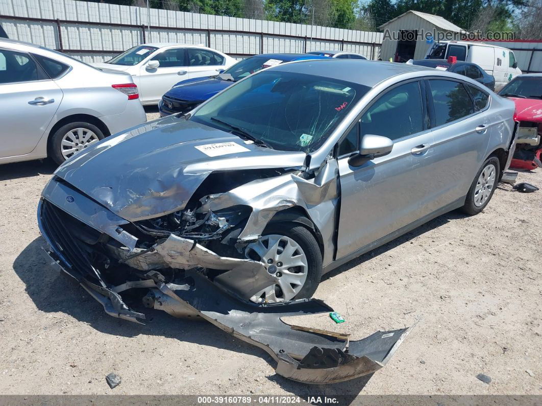 2020 Ford Fusion S Silver vin: 3FA6P0G77LR266991