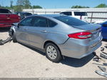 2020 Ford Fusion S Silver vin: 3FA6P0G77LR266991