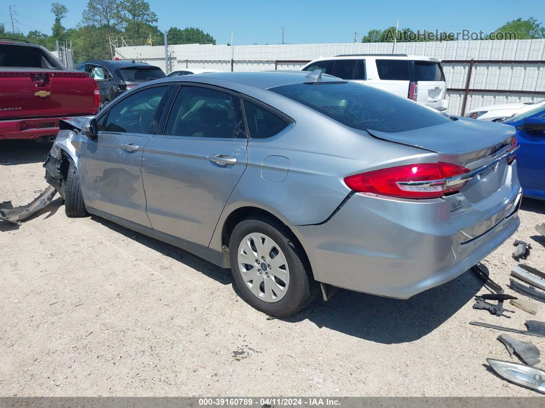 2020 Ford Fusion S Silver vin: 3FA6P0G77LR266991