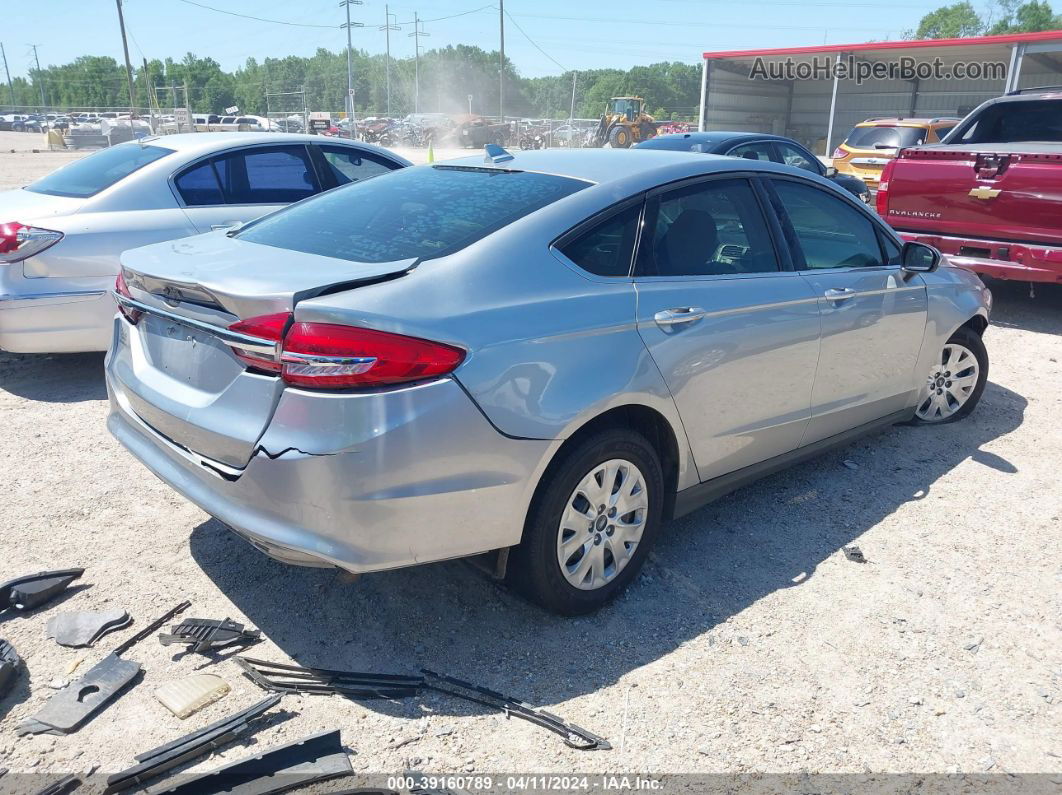 2020 Ford Fusion S Silver vin: 3FA6P0G77LR266991