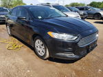 2014 Ford Fusion S Black vin: 3FA6P0G78ER327509