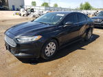 2014 Ford Fusion S Black vin: 3FA6P0G78ER327509