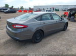 2014 Ford Fusion S Gray vin: 3FA6P0G78ER350675