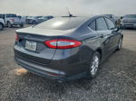 2015 Ford Fusion S Gray vin: 3FA6P0G78FR136948