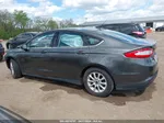 2016 Ford Fusion S Gray vin: 3FA6P0G78GR113350