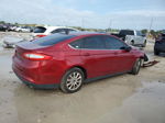 2016 Ford Fusion S Red vin: 3FA6P0G78GR171149