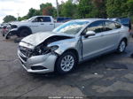 2016 Ford Fusion S Silver vin: 3FA6P0G78GR338576