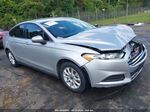 2016 Ford Fusion S Silver vin: 3FA6P0G78GR338576