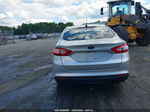 2016 Ford Fusion S Silver vin: 3FA6P0G78GR338576