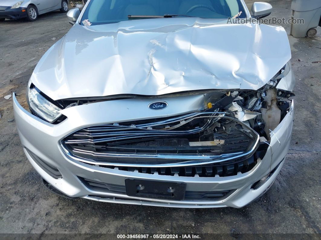 2016 Ford Fusion S Silver vin: 3FA6P0G78GR338576