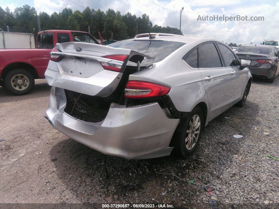 2017 Ford Fusion S Silver vin: 3FA6P0G78HR319270