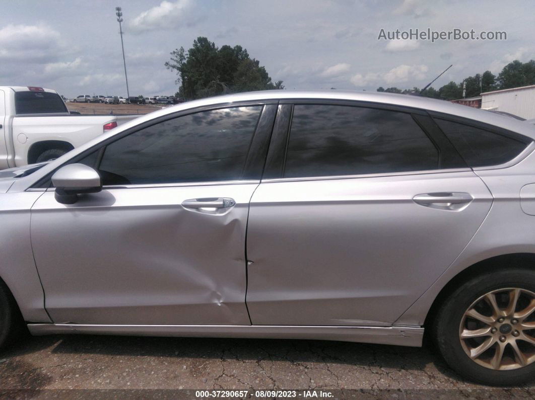 2017 Ford Fusion S Silver vin: 3FA6P0G78HR319270