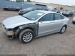 2017 Ford Fusion S Silver vin: 3FA6P0G78HR369005