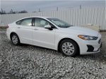 2019 Ford Fusion S Белый vin: 3FA6P0G78KR186288