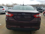 2013 Ford Fusion S Burgundy vin: 3FA6P0G79DR133036