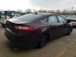 2013 Ford Fusion S Burgundy vin: 3FA6P0G79DR133036