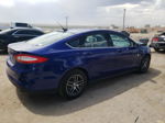 2013 Ford Fusion S Blue vin: 3FA6P0G79DR208754