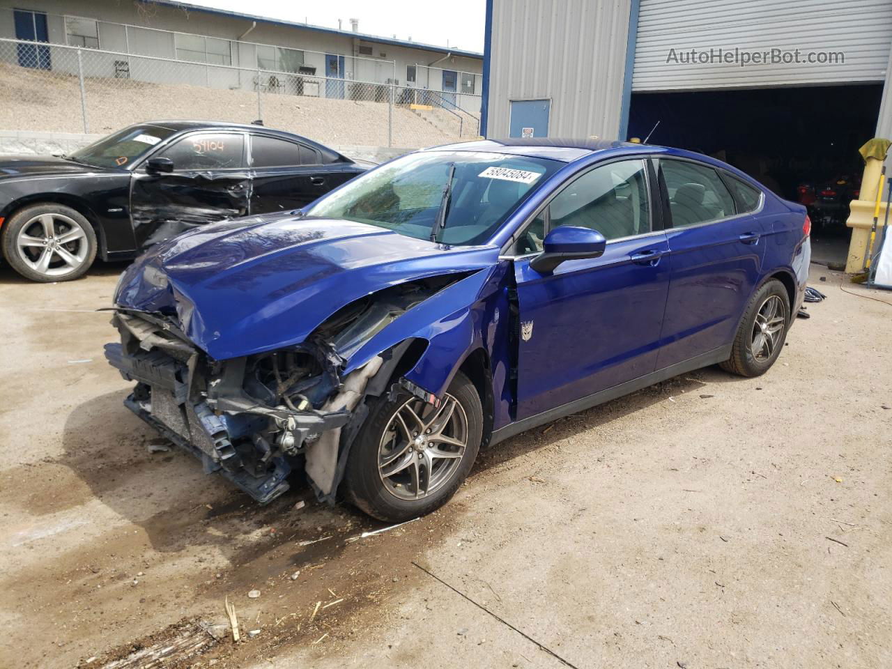 2013 Ford Fusion S Blue vin: 3FA6P0G79DR208754