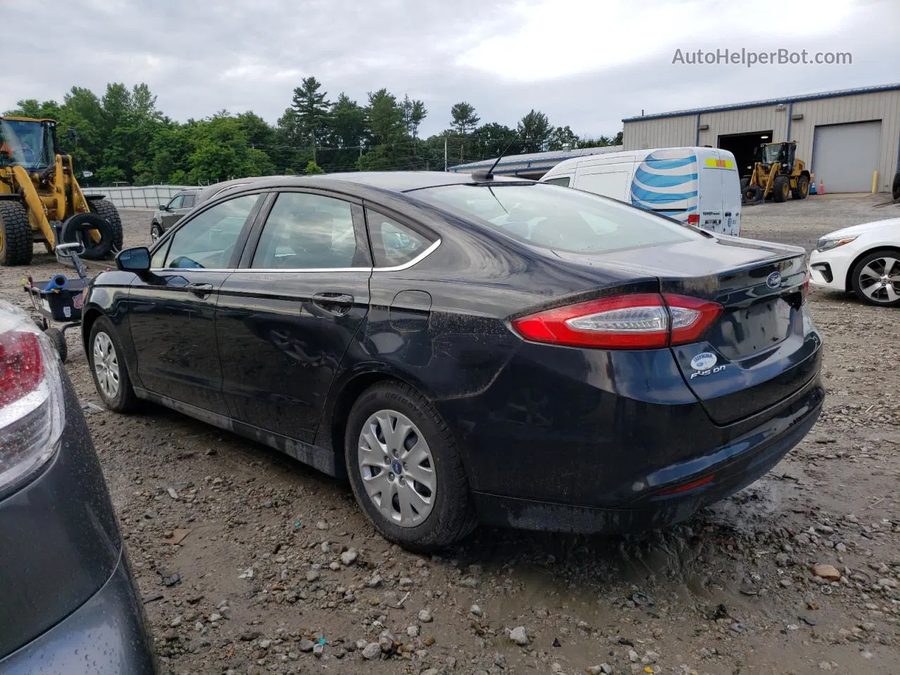 2013 Ford Fusion S Black vin: 3FA6P0G79DR239857