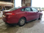 2013 Ford Fusion S Red vin: 3FA6P0G79DR343202