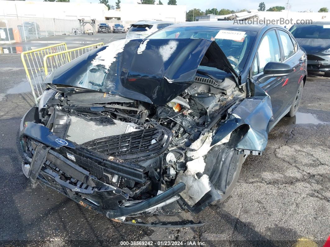 2014 Ford Fusion S Gray vin: 3FA6P0G79ER122412