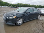 2014 Ford Fusion S Black vin: 3FA6P0G79ER133510