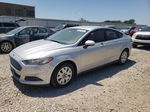 2014 Ford Fusion S Silver vin: 3FA6P0G79ER353763